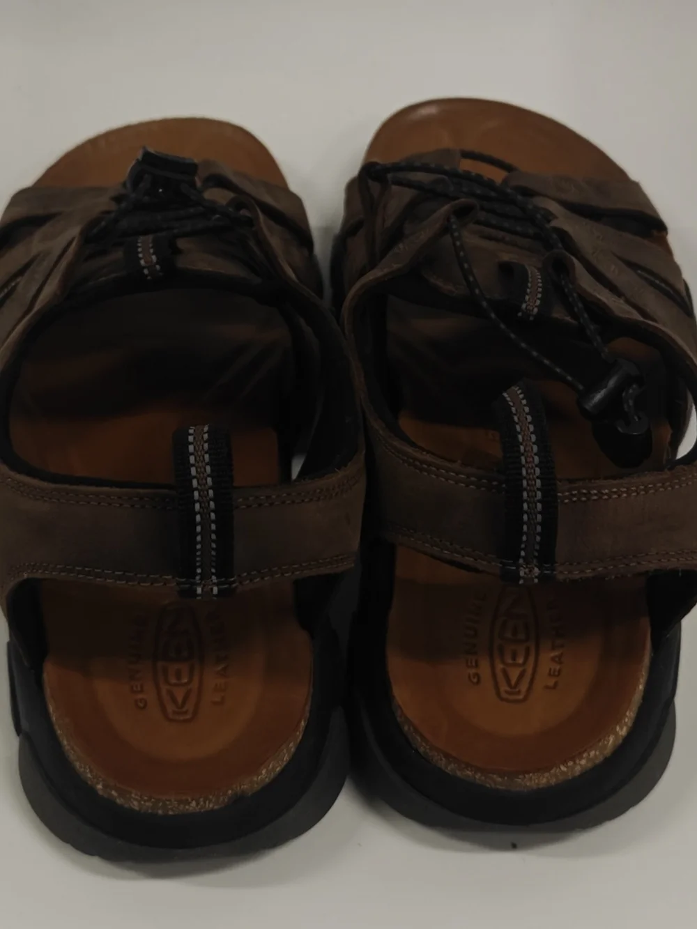 KEEN Daytona II Men’s Sandals Size 11.5 Brown Leather Outdoor Hiking Sport Sanda